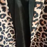 Womans Fashion Wear Long Jacket Yype Animal Print Med Chest Size 39"