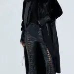 Akira Goodie Mixed Media Coat