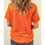 NNEDSZ Exchange PUMPKIN SPICE & Jesus Christ Graphic T-shirt - S