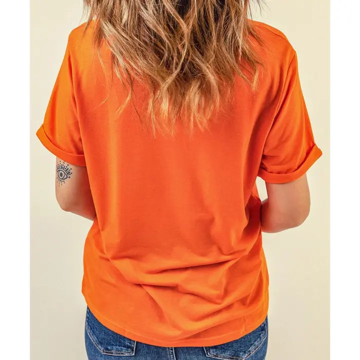 NNEDSZ Exchange PUMPKIN SPICE & Jesus Christ Graphic T-shirt - S