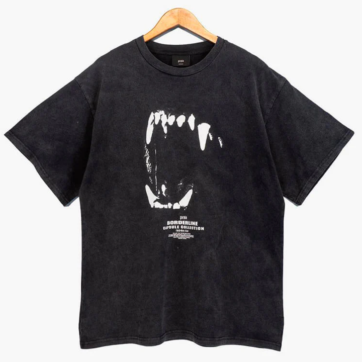 Dark Grunge T-Shirt Rottweiler Teeth