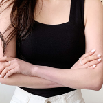 Solid Tone Ribbed Sleeveless Top